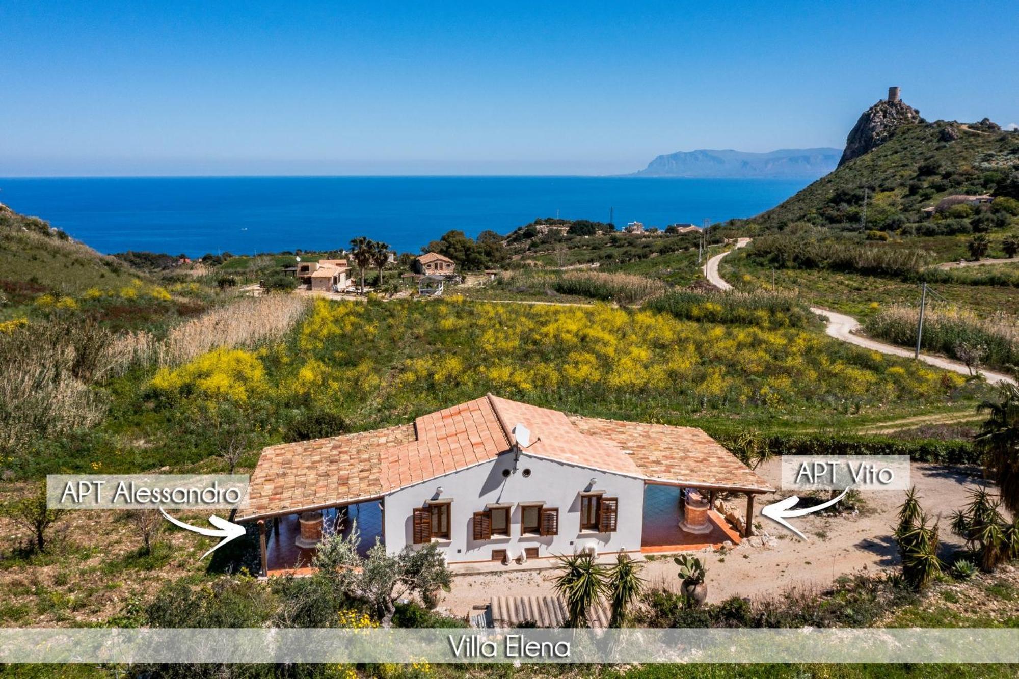 Villa Elena Vicino La Riserva Naturale Dello Zingaro Scopello  Dış mekan fotoğraf